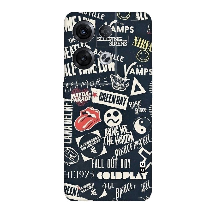 Music My Paradise Original Polycarbonate Back Case for Oppo Reno8 Pro 5G