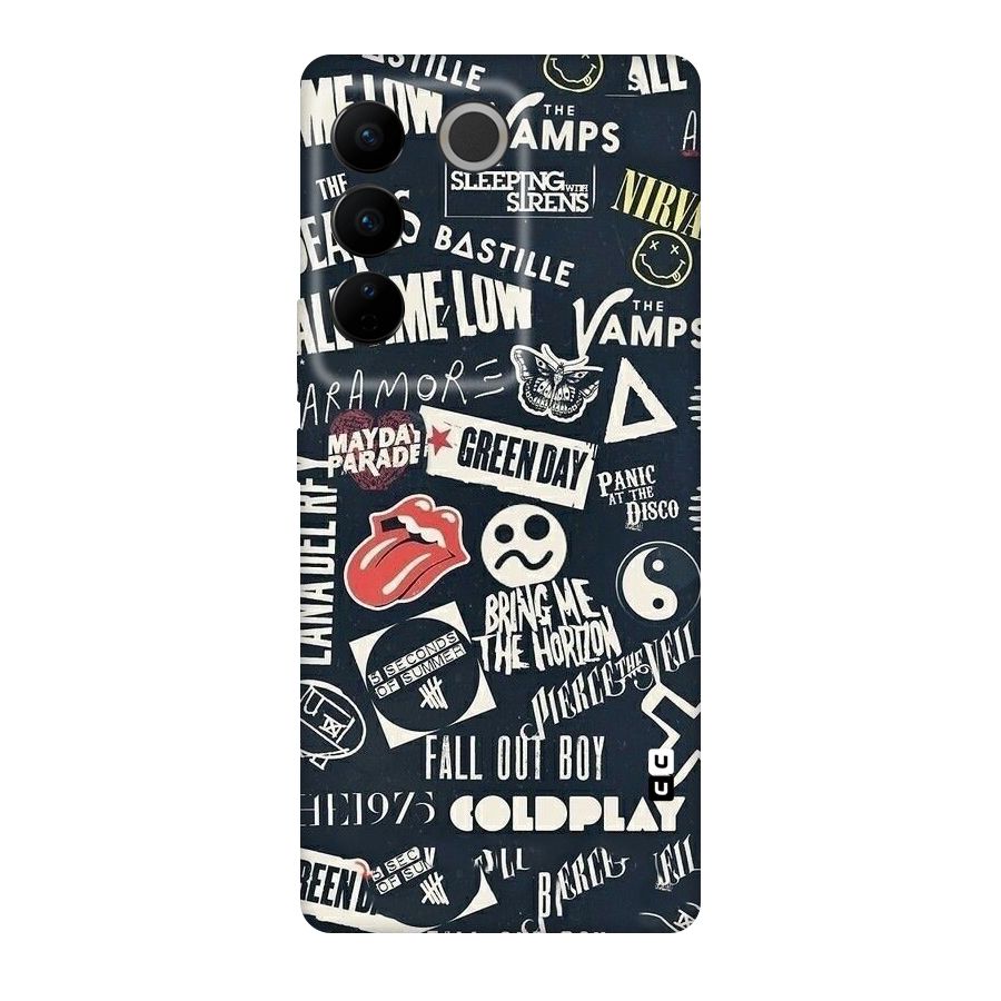 Music My Paradise Original Polycarbonate Back Case for Vivo V27