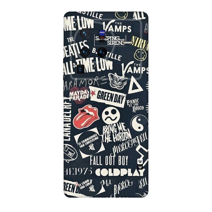 Music My Paradise Original Polycarbonate Back Case for Vivo X80