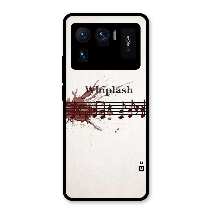 Music Notes Splash Glass Back Case for Mi 11 Ultra