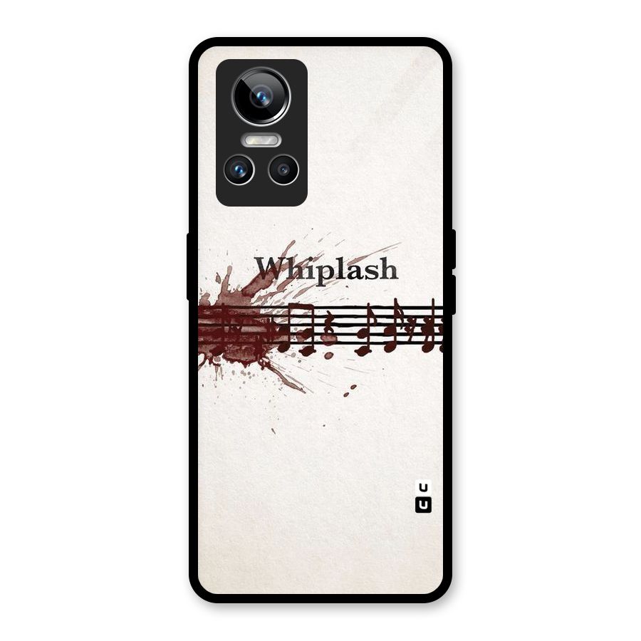Music Notes Splash Glass Back Case for Realme GT Neo 3