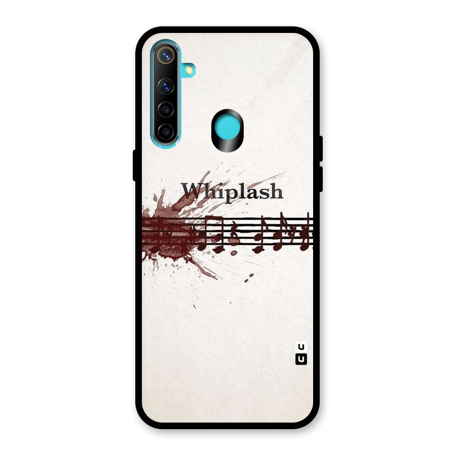 Music Notes Splash Glass Back Case for Realme Narzo 10