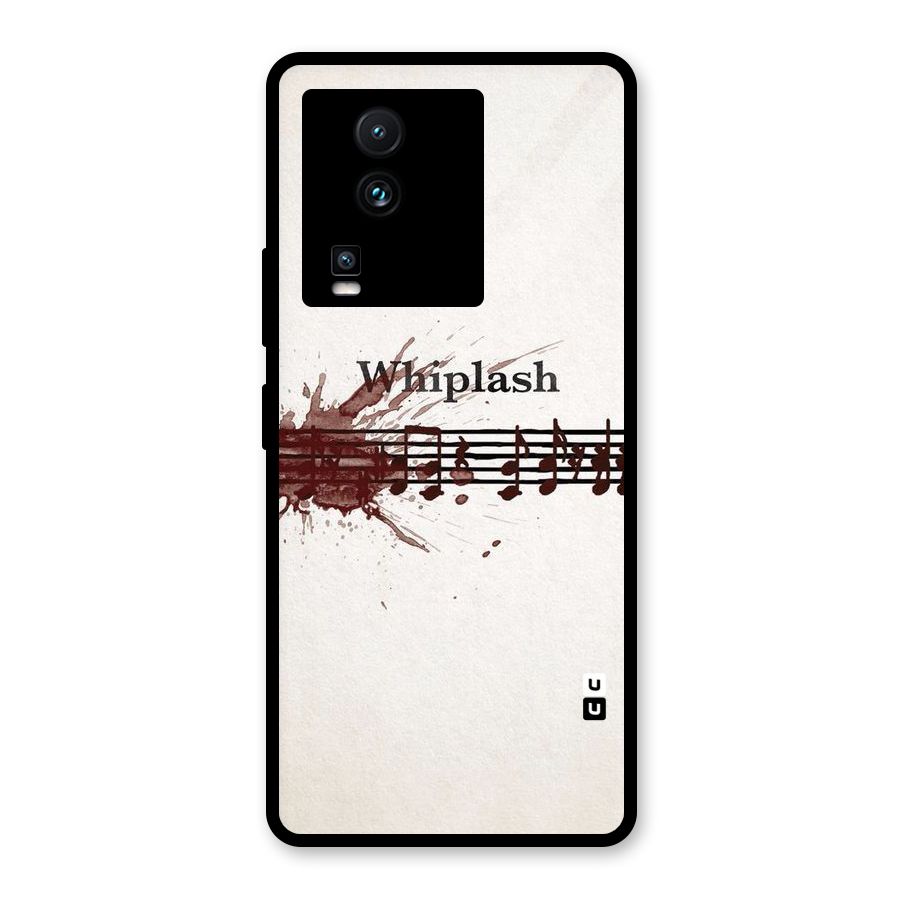Music Notes Splash Glass Back Case for Vivo iQOO Neo 7 Pro