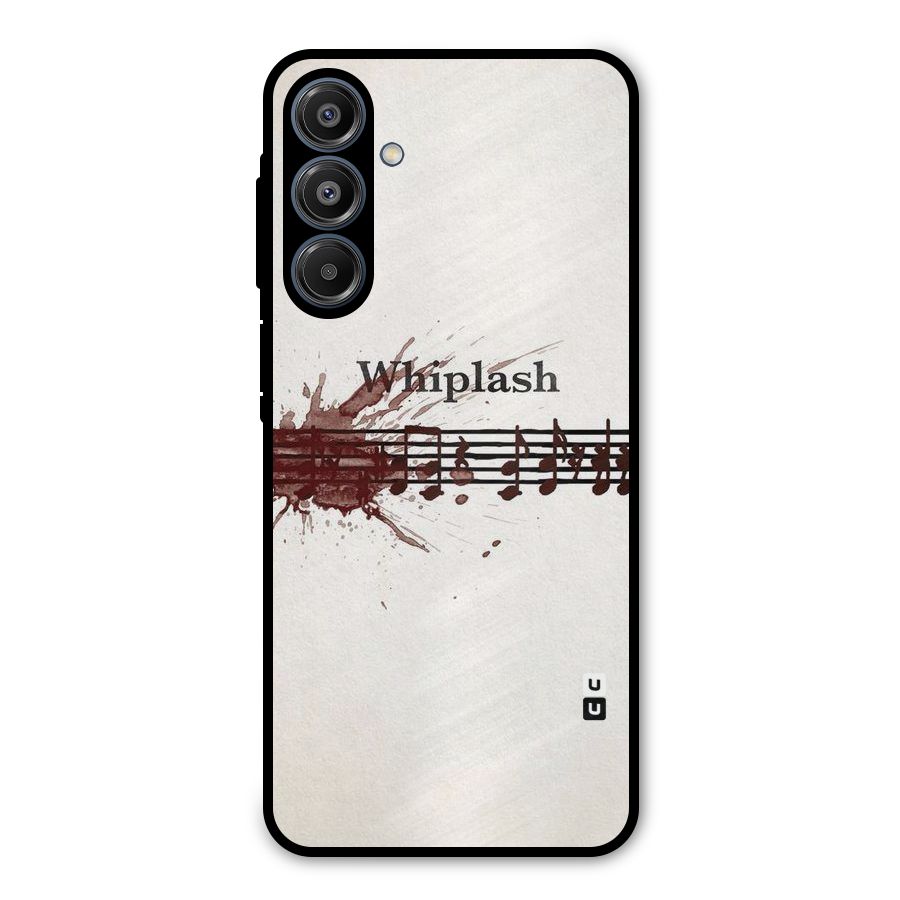 Music Notes Splash Metal Back Case for Galaxy A16 5G