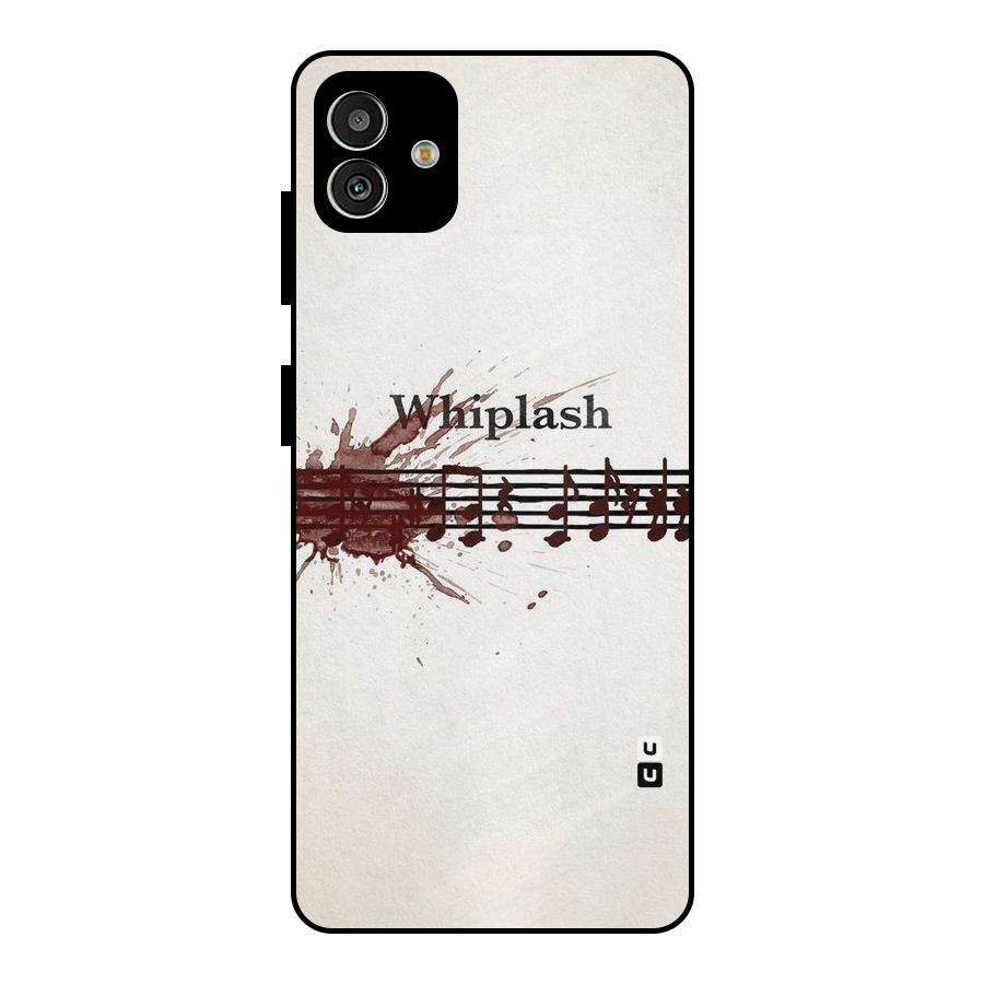 Music Notes Splash Metal Back Case for Galaxy M13 5G