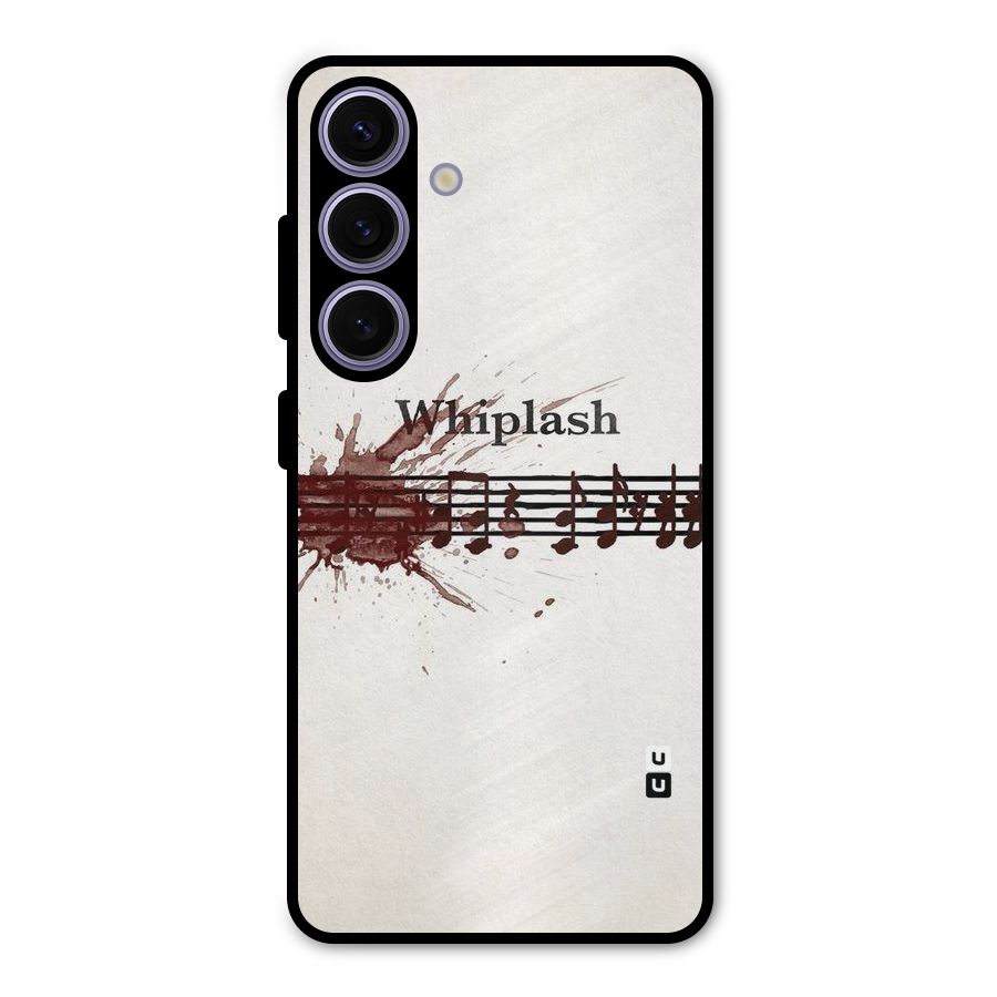 Music Notes Splash Metal Back Case for Galaxy S24