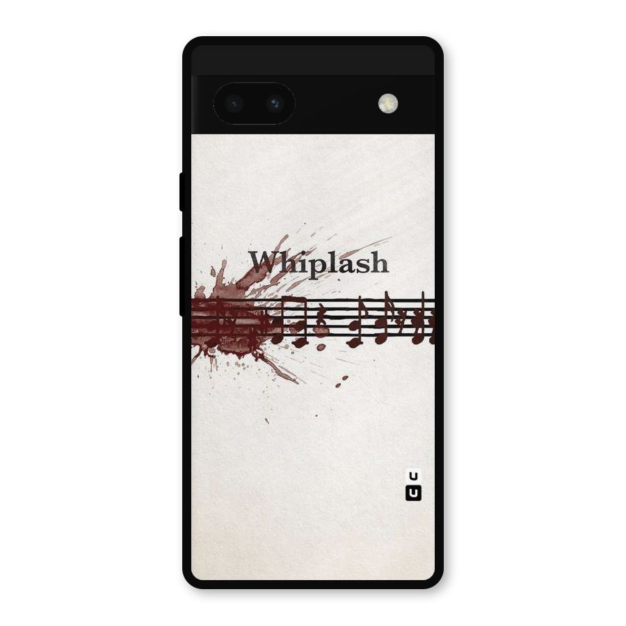 Music Notes Splash Metal Back Case for Google Pixel 6a