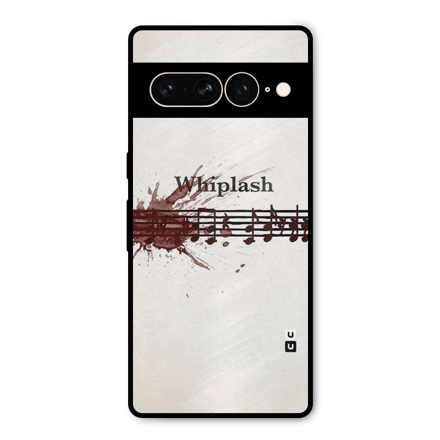 Music Notes Splash Metal Back Case for Google Pixel 7 Pro