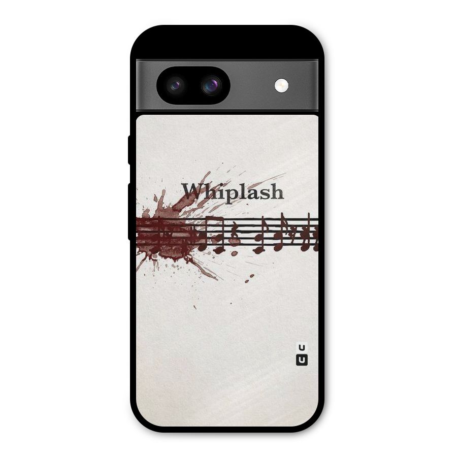 Music Notes Splash Metal Back Case for Google Pixel 8a