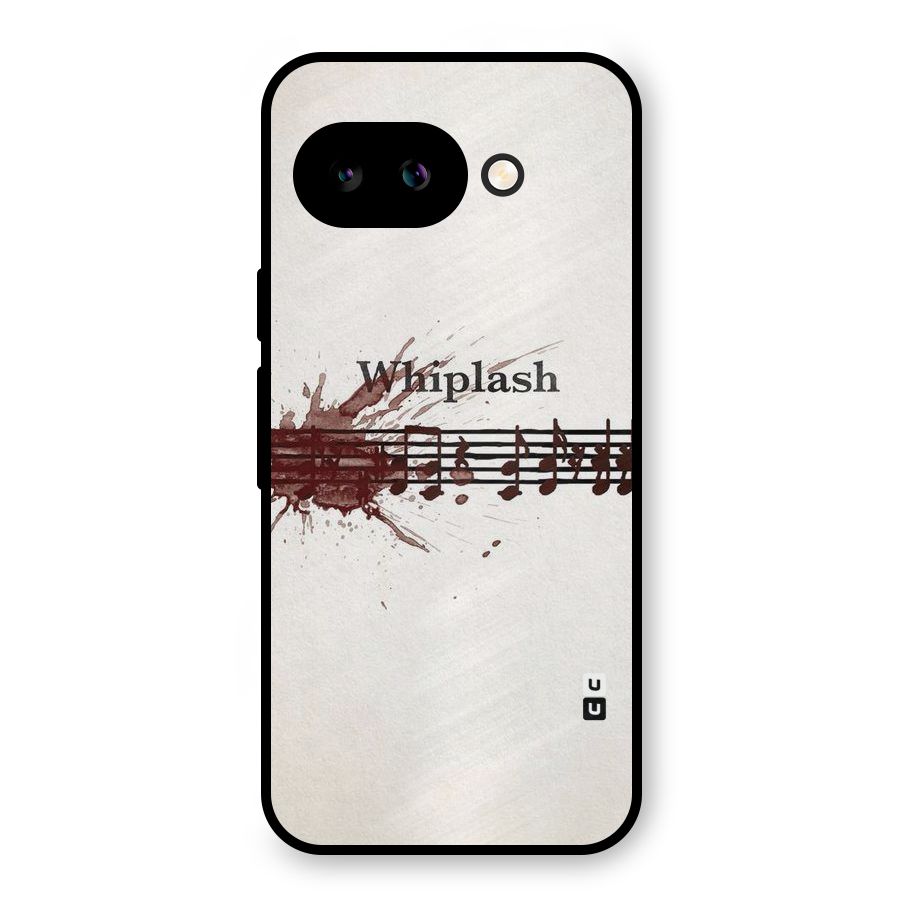 Music Notes Splash Metal Back Case for Google Pixel 9a
