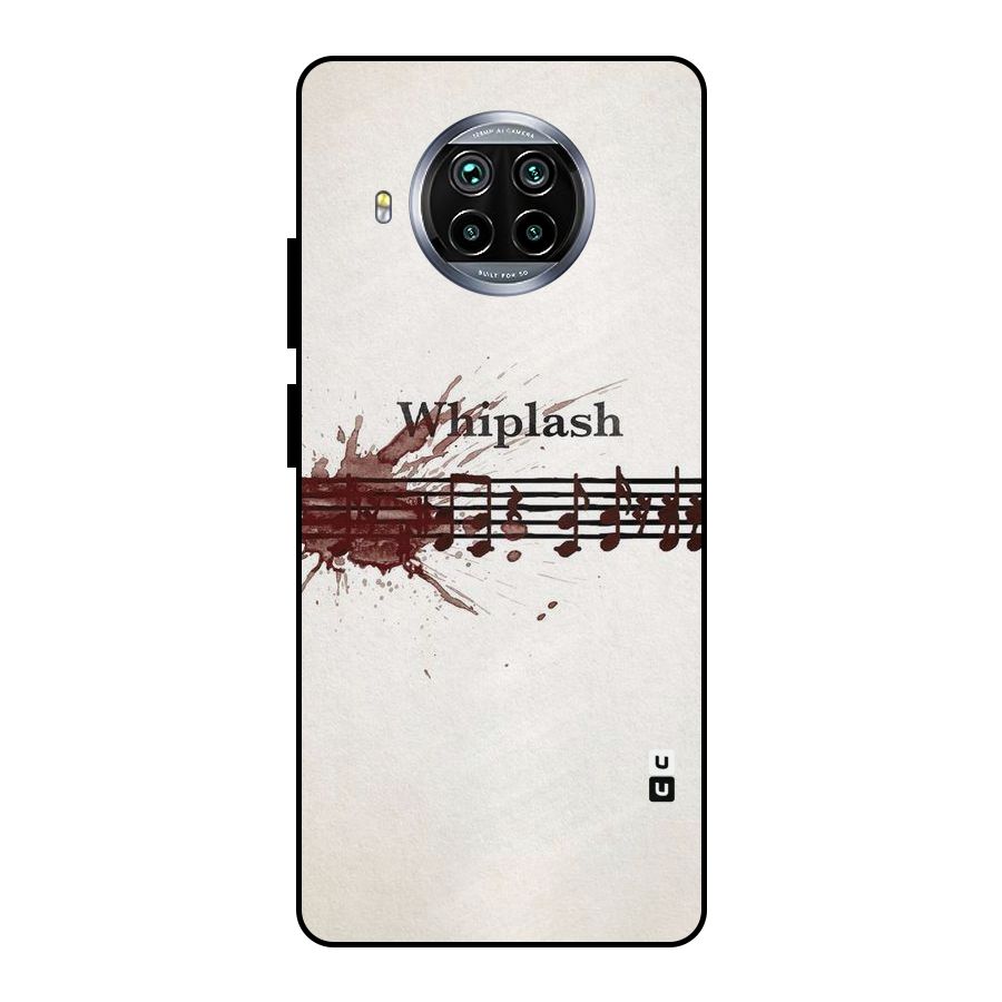 Music Notes Splash Metal Back Case for Mi 10i