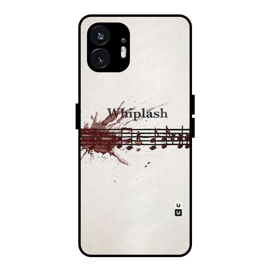 Music Notes Splash Metal Back Case for Nothing Phone 2