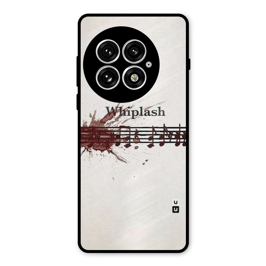 Music Notes Splash Metal Back Case for OnePlus 13