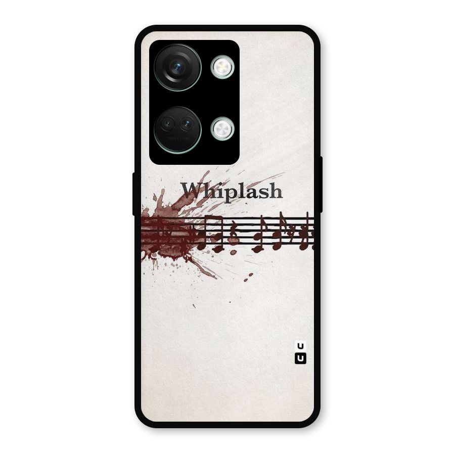 Music Notes Splash Metal Back Case for OnePlus Nord 3