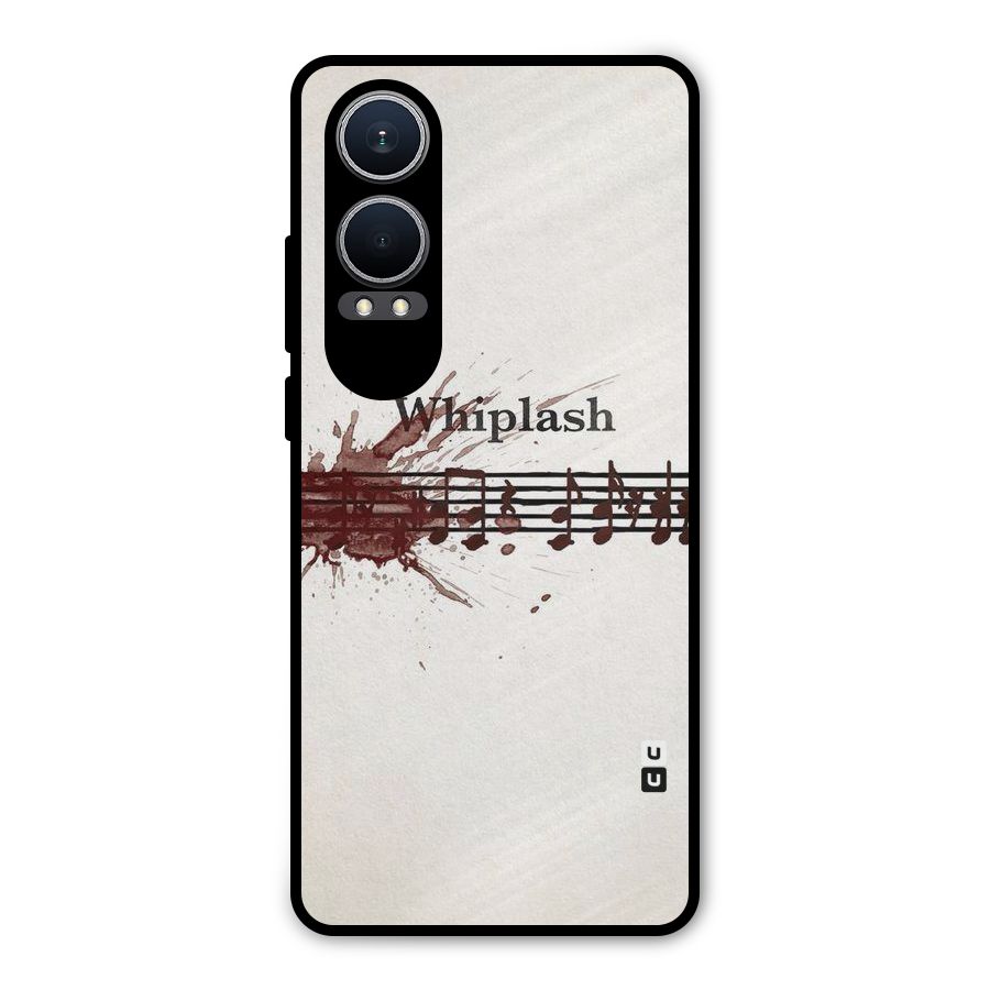 Music Notes Splash Metal Back Case for OnePlus Nord CE4 Lite
