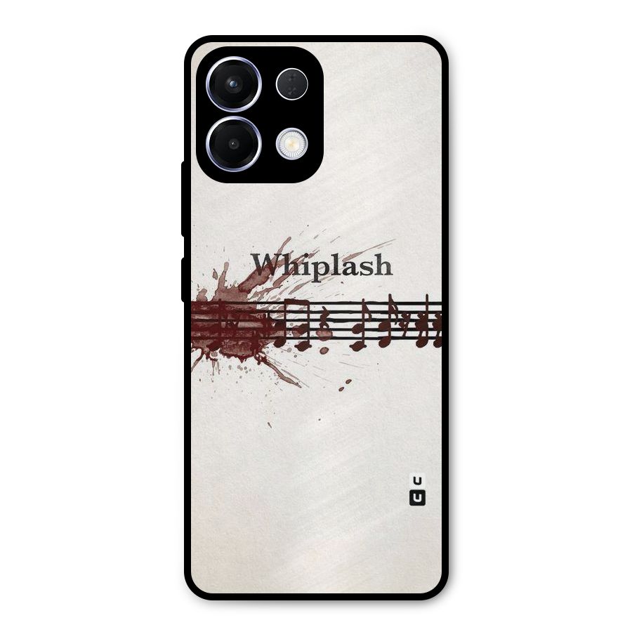 Music Notes Splash Metal Back Case for Oppo K13