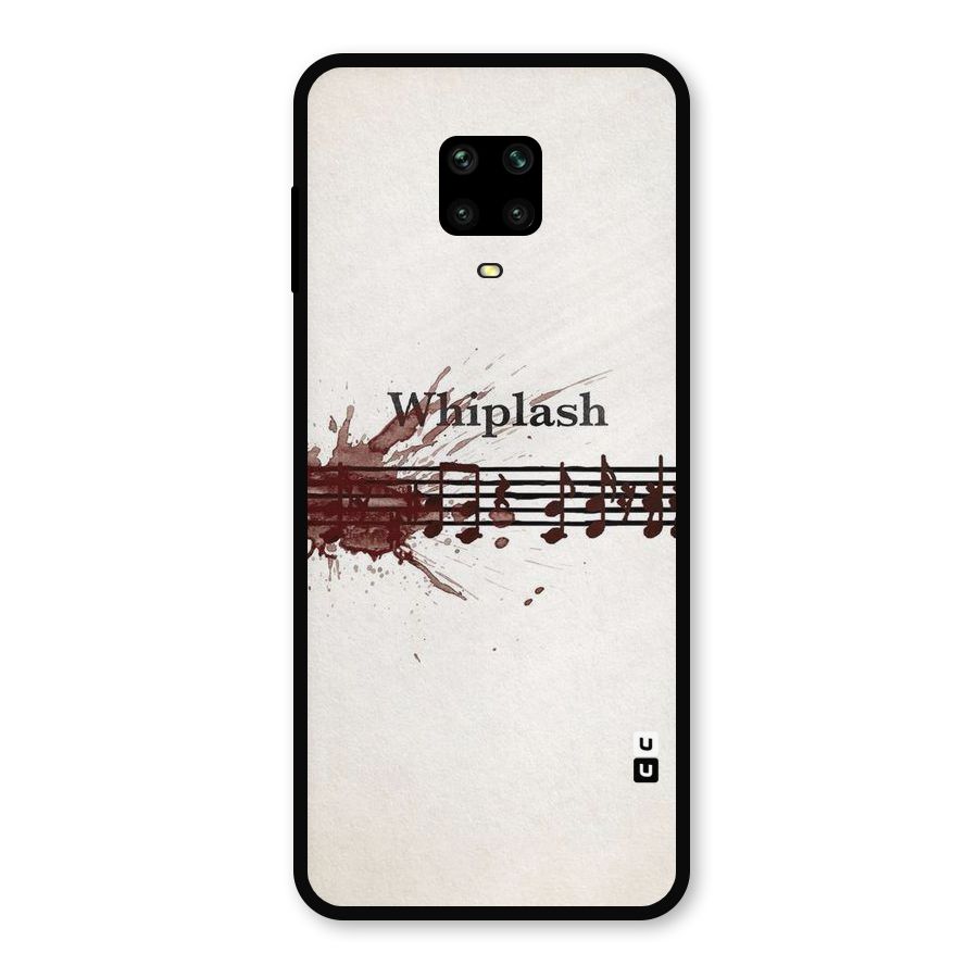 Music Notes Splash Metal Back Case for Poco M2