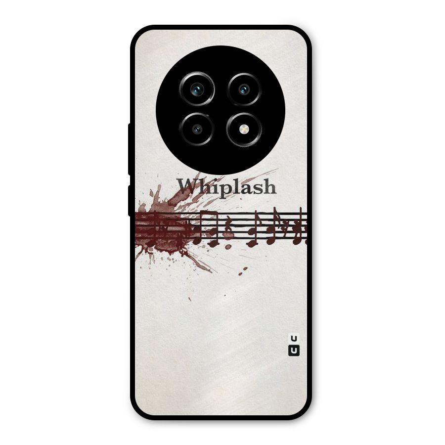 Music Notes Splash Metal Back Case for Realme 13 Pro