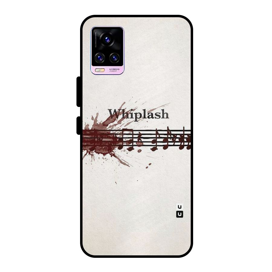 Music Notes Splash Metal Back Case for Vivo V20 Pro