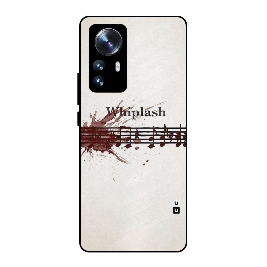 Music Notes Splash Metal Back Case for Xiaomi 12 Pro