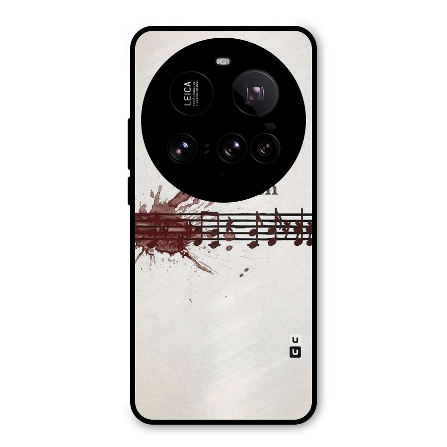 Music Notes Splash Metal Back Case for Xiaomi 15 Ultra