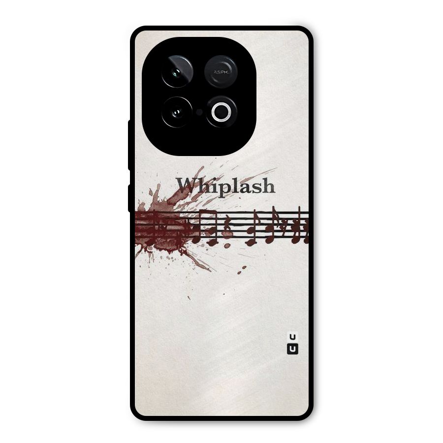 Music Notes Splash Metal Back Case for iQOO Neo 10