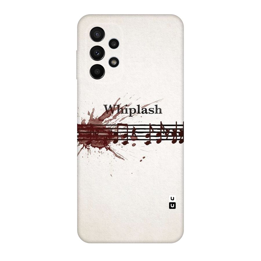 Music Notes Splash Original Polycarbonate Back Case for Galaxy A23