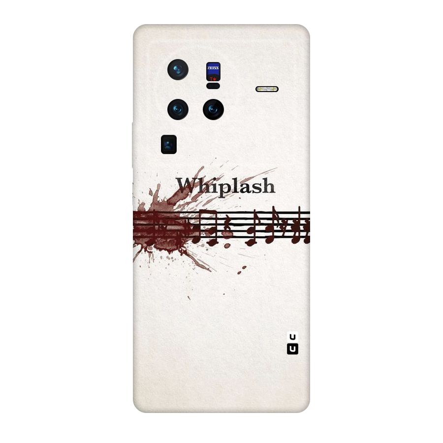 Music Notes Splash Original Polycarbonate Back Case for Vivo X80