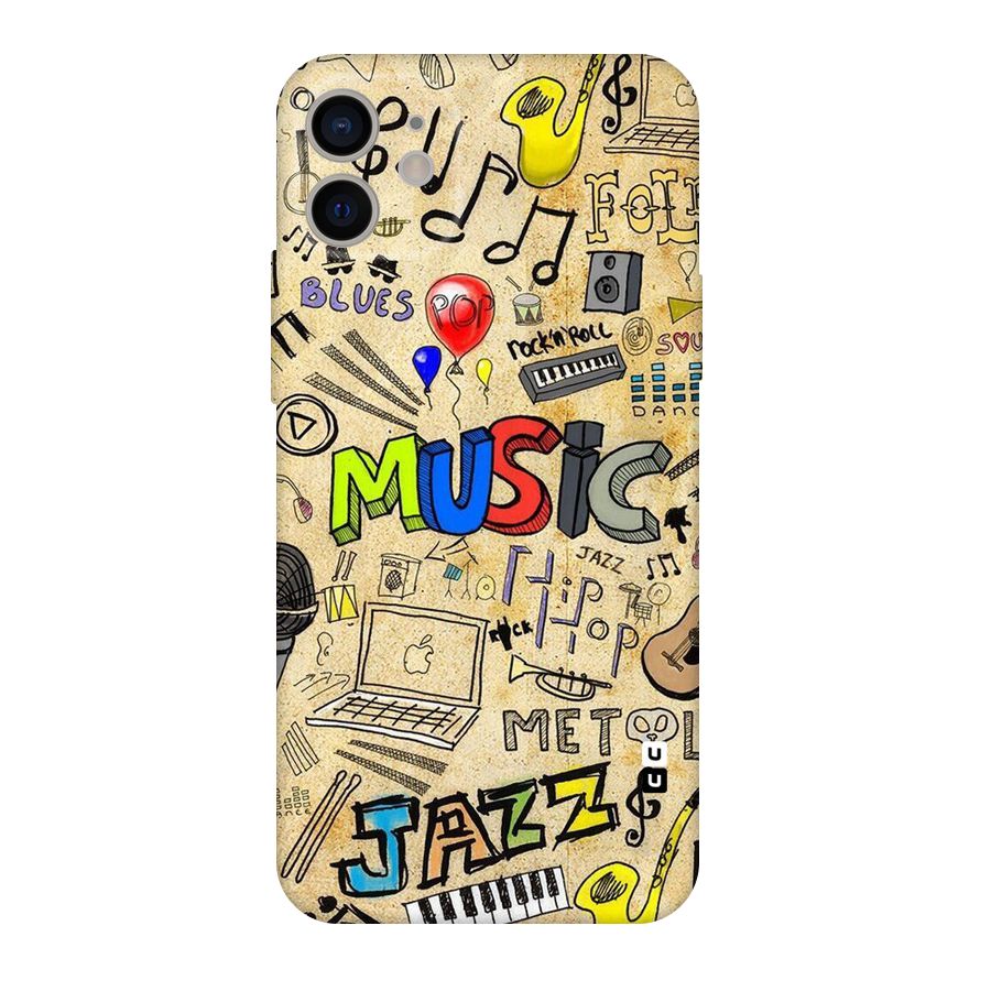 Music Pattern Original Polycarbonate Back Case for iPhone 11
