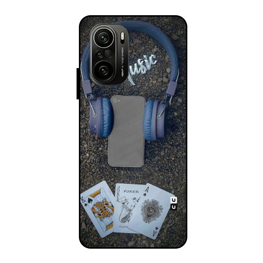 Music Power Cards Metal Back Case for Mi 11X Pro