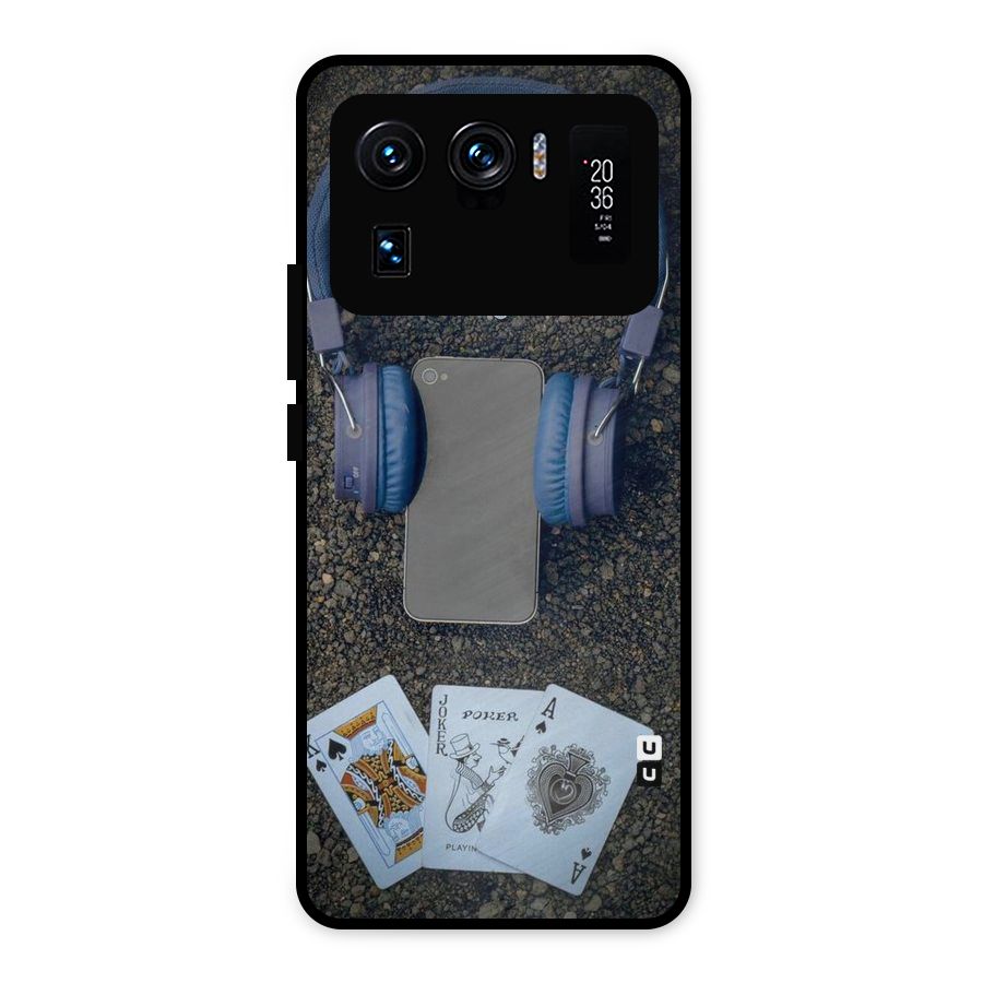 Music Power Cards Metal Back Case for Mi 11 Ultra