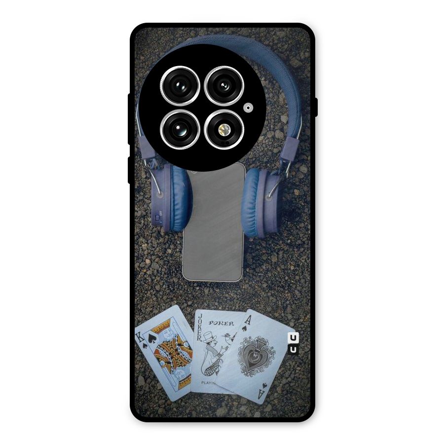 Music Power Cards Metal Back Case for OnePlus 13