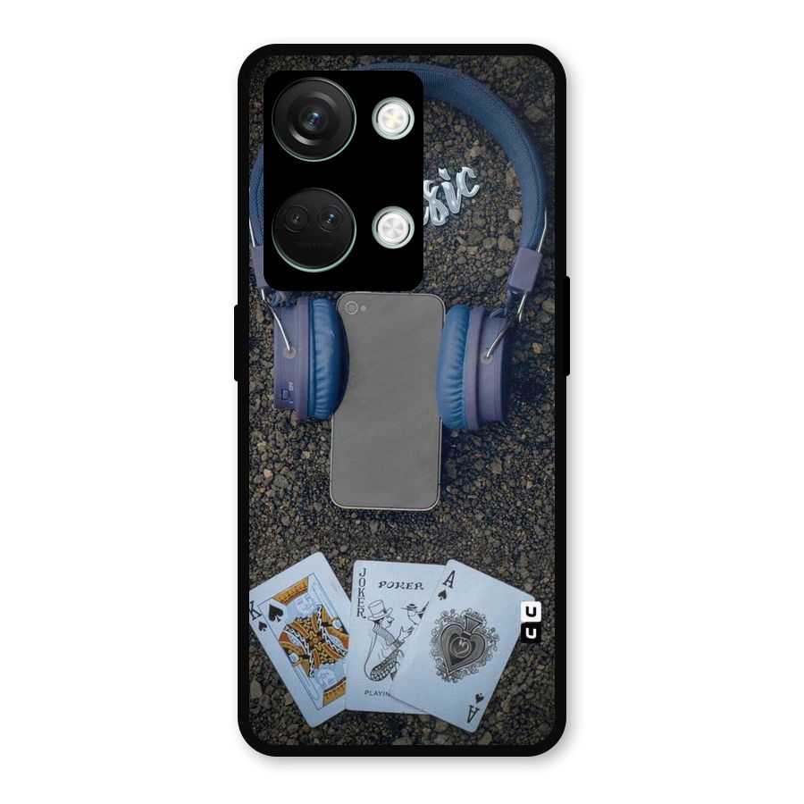 Music Power Cards Metal Back Case for OnePlus Nord 3
