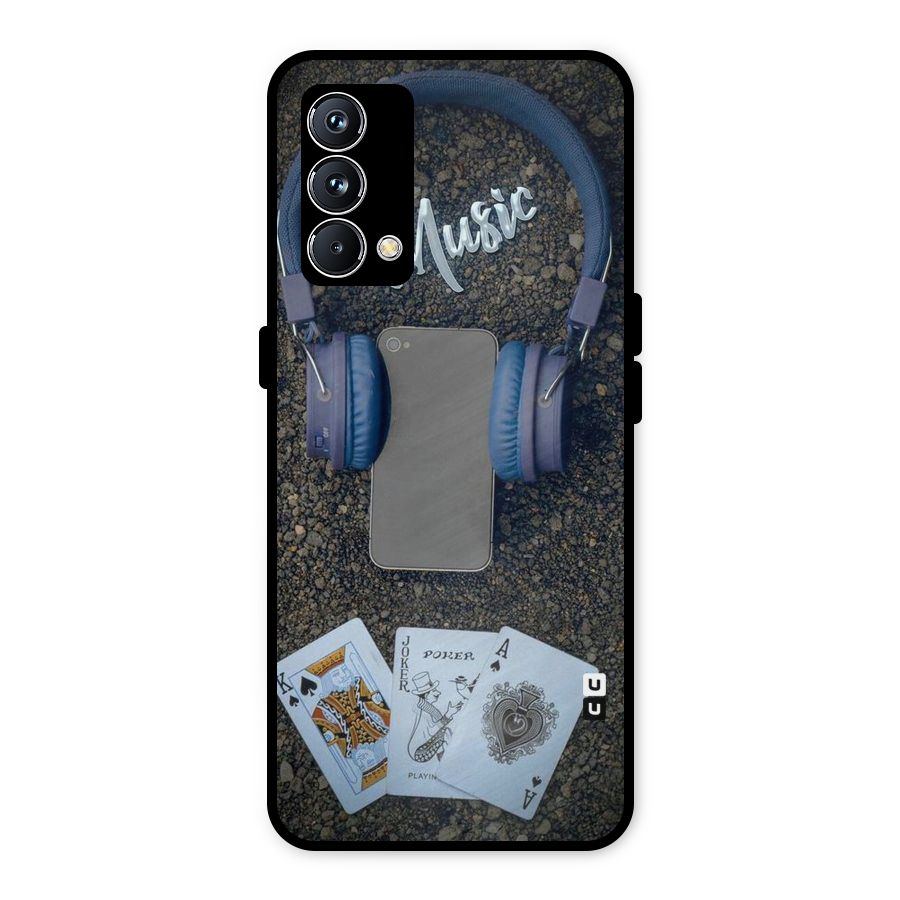 Music Power Cards Metal Back Case for Realme GT Master Edition
