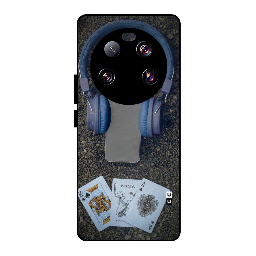 Music Power Cards Metal Back Case for Xiaomi 13 Ultra