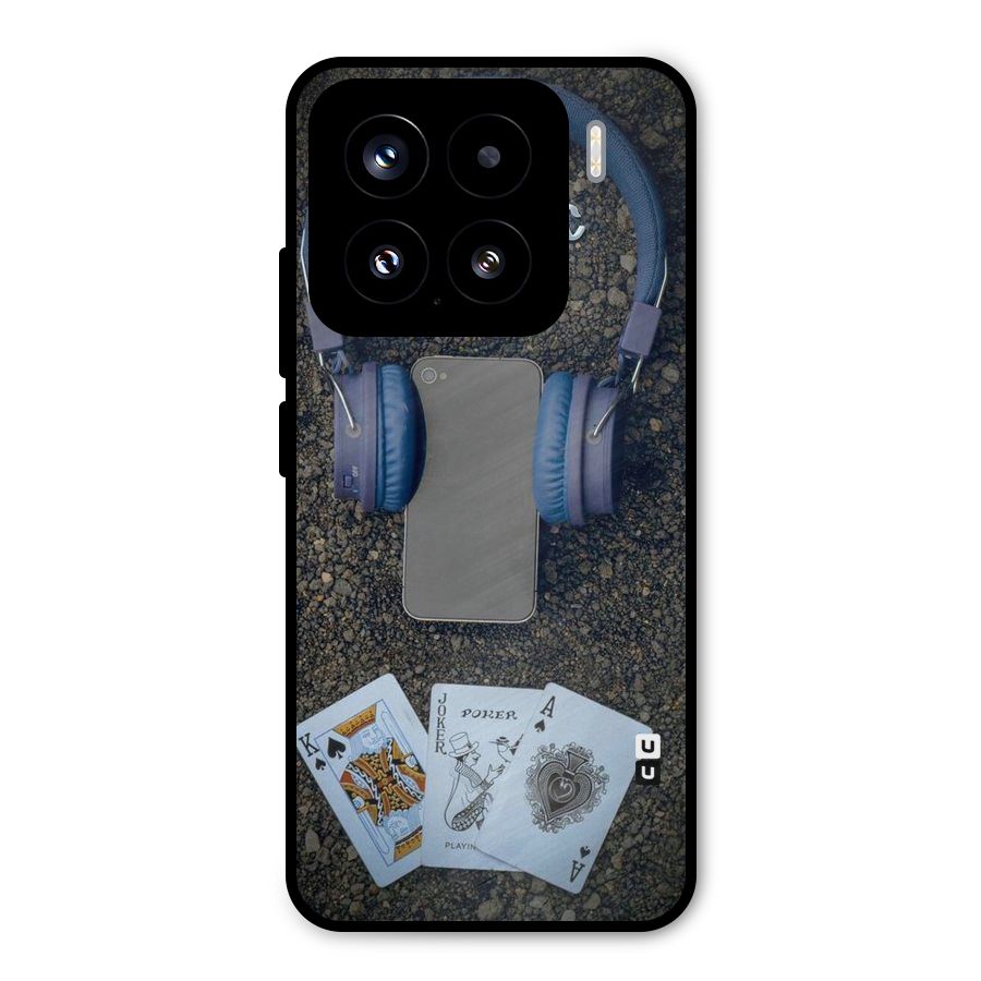 Music Power Cards Metal Back Case for Xiaomi 15