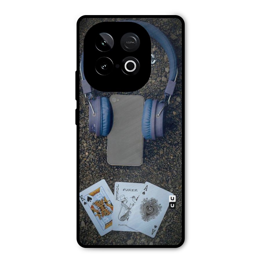 Music Power Cards Metal Back Case for iQOO Neo 10