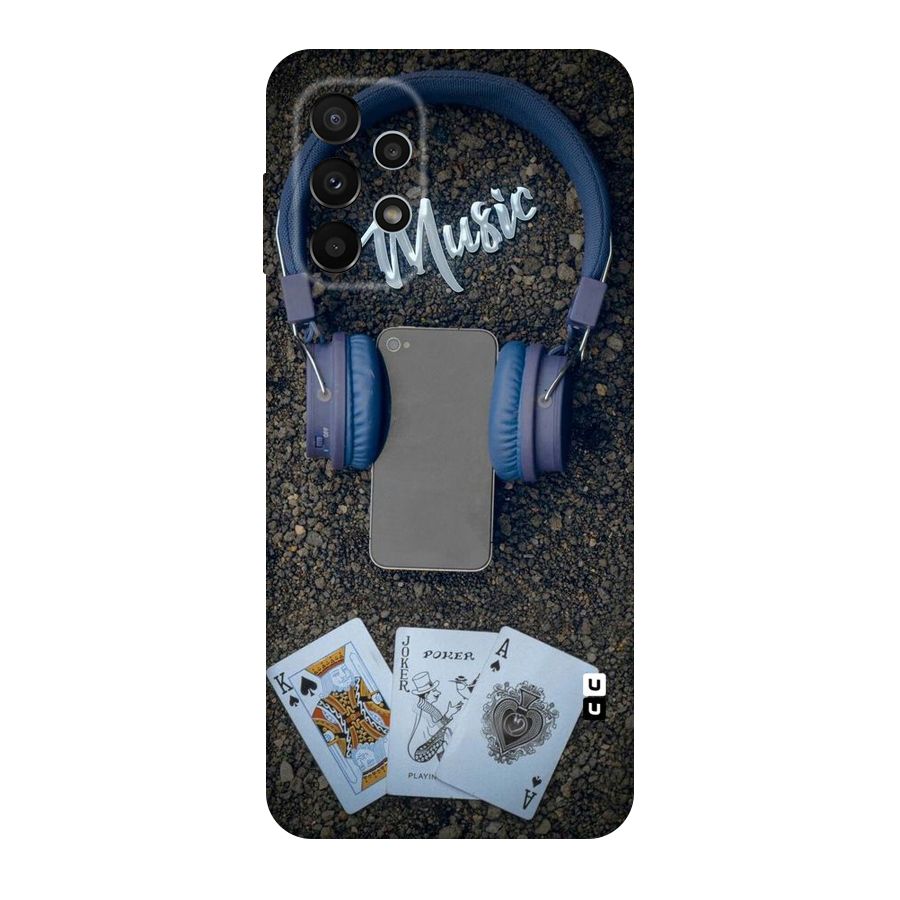 Music Power Cards Original Polycarbonate Back Case for Galaxy A23