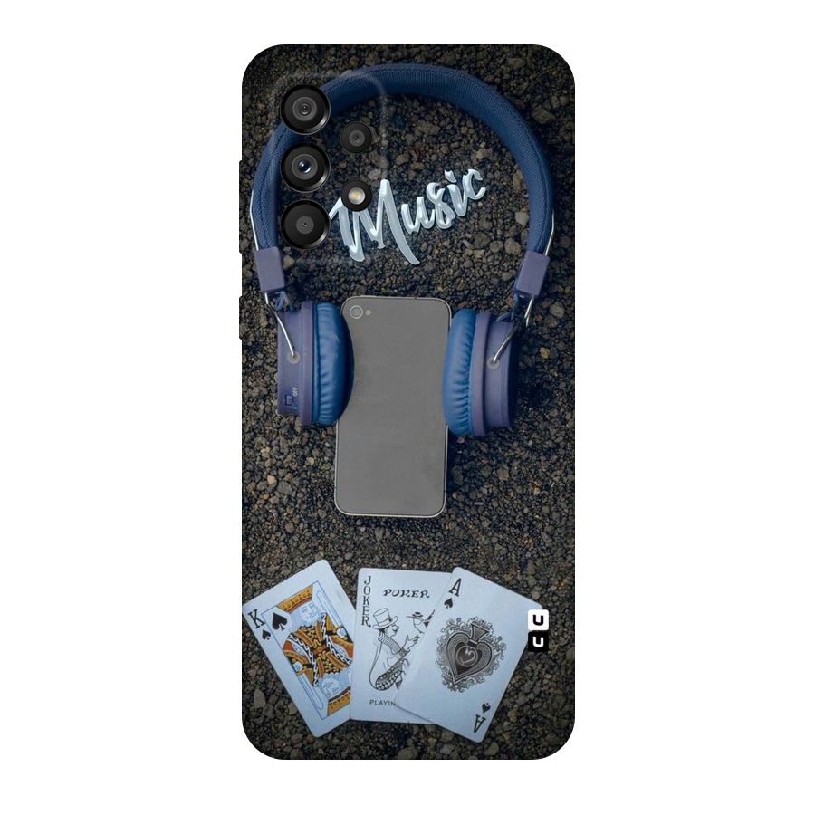 Music Power Cards Original Polycarbonate Back Case for Galaxy A73 5G