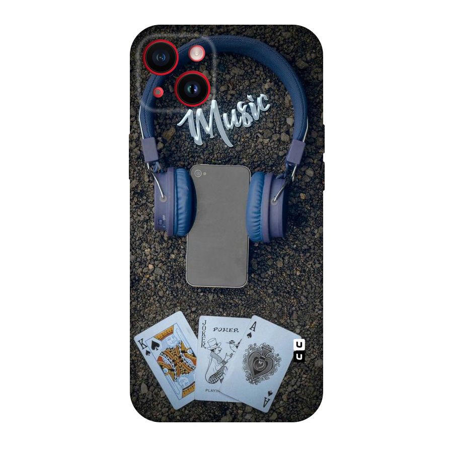 Music Power Cards Original Polycarbonate Back Case for iPhone 14 Plus