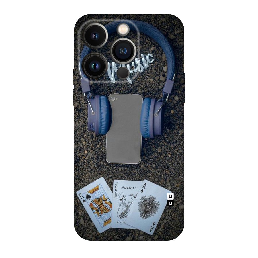 Music Power Cards Original Polycarbonate Back Case for iPhone 14 Pro
