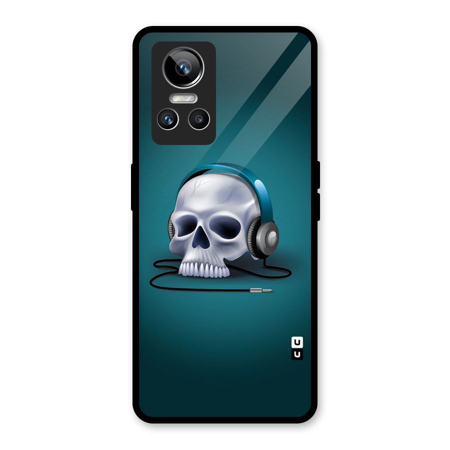 Music Skull Glass Back Case for Realme GT Neo 3