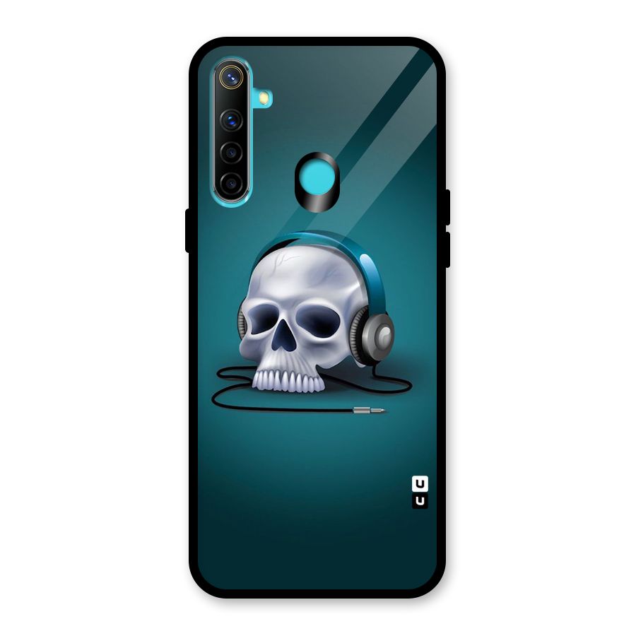 Music Skull Glass Back Case for Realme Narzo 10