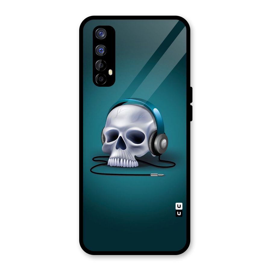 Music Skull Glass Back Case for Realme Narzo 20 Pro
