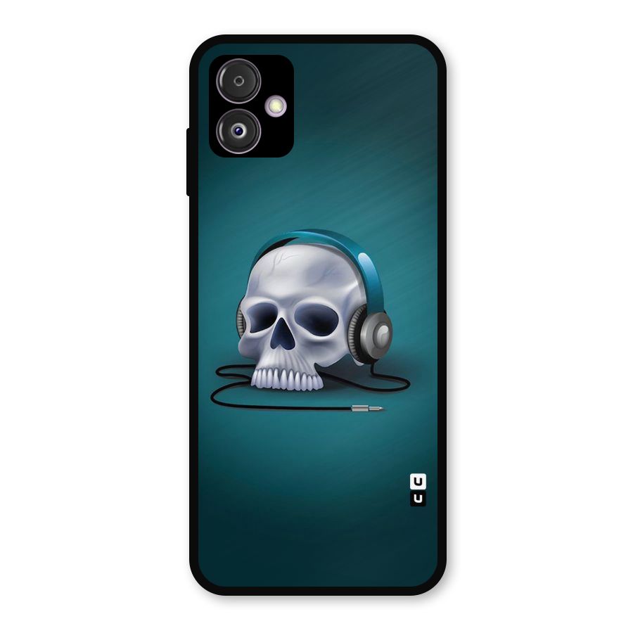 Music Skull Metal Back Case for Galaxy F14