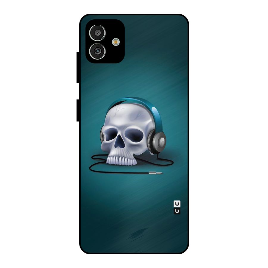 Music Skull Metal Back Case for Galaxy M13 5G