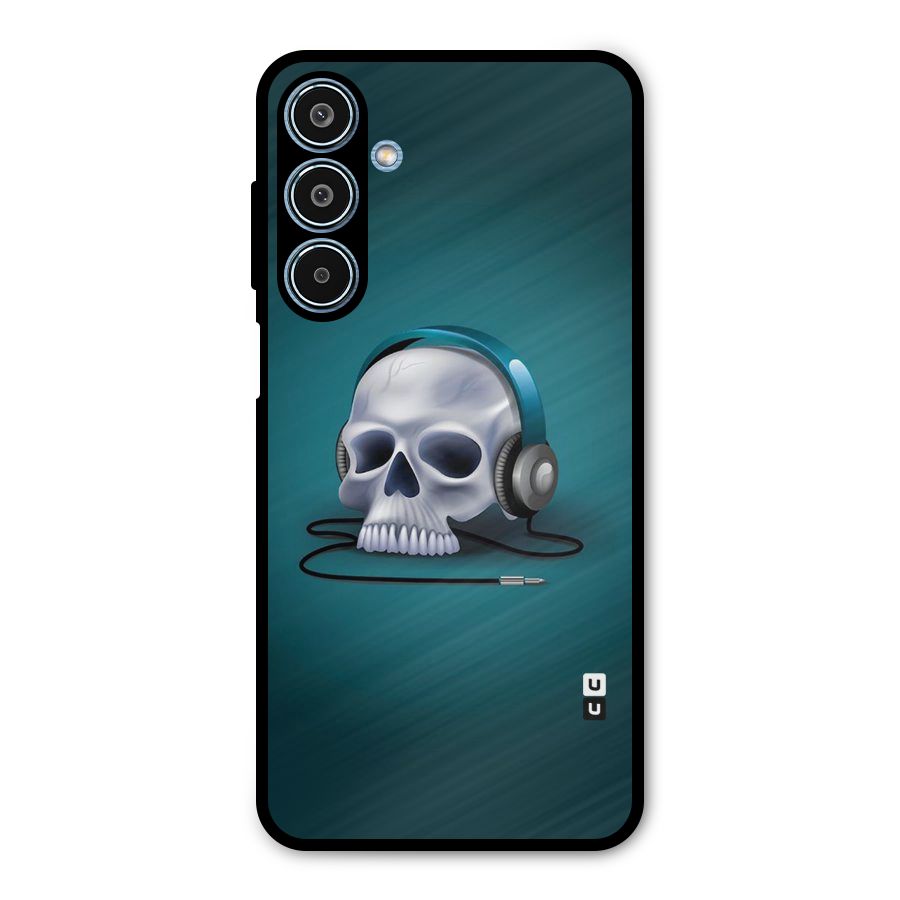 Music Skull Metal Back Case for Galaxy M35