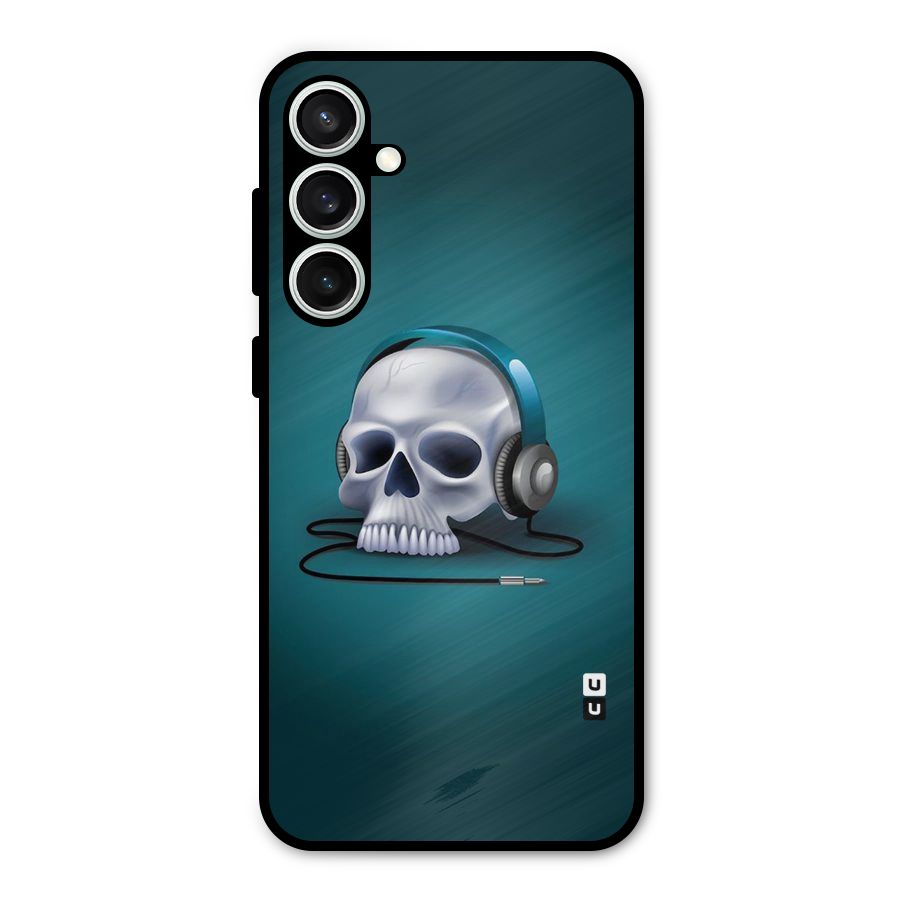 Music Skull Metal Back Case for Galaxy S23 FE