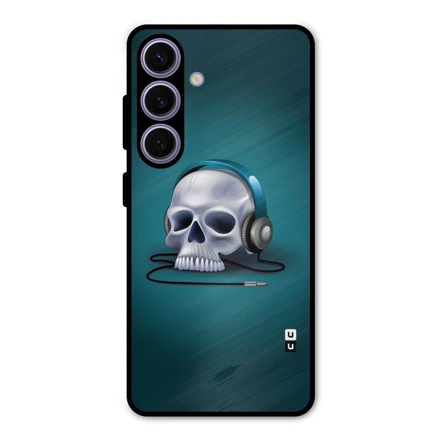 Music Skull Metal Back Case for Galaxy S24