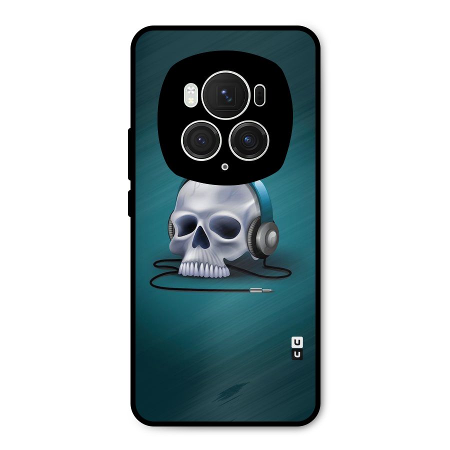 Music Skull Metal Back Case for Honor Magic6 Pro
